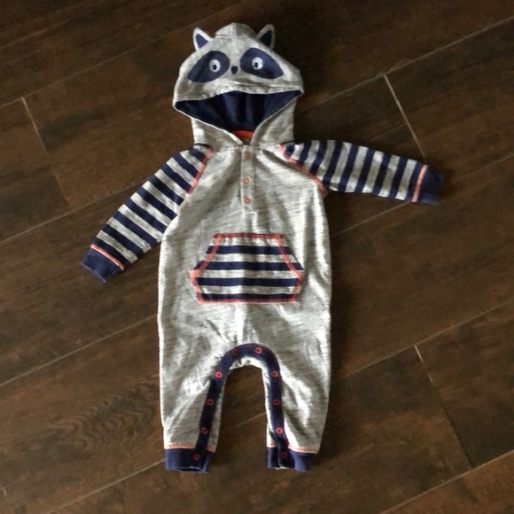 Cat & Jack Other - Raccoon romper 🦝